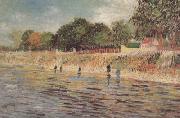 Vincent Van Gogh The Banks of the Seine (nn04) oil on canvas